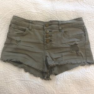 Billabong button up front shorts